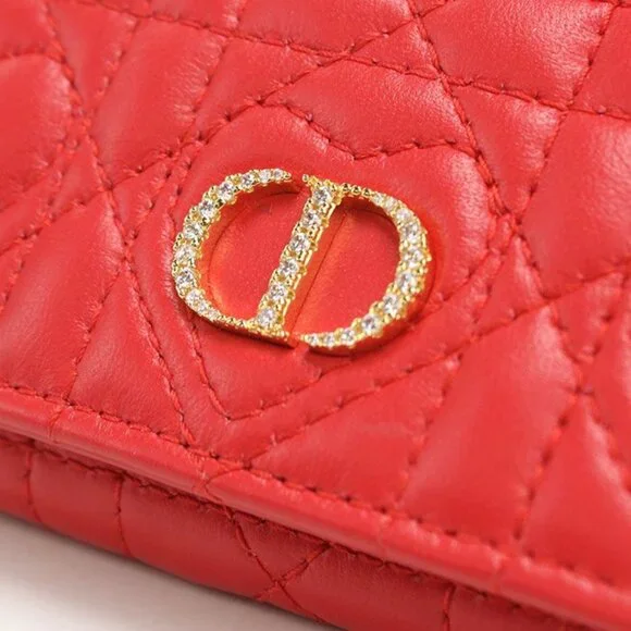 Dior Glycine Wallet Caro Bifold Lambskin - Picture 4 of 6